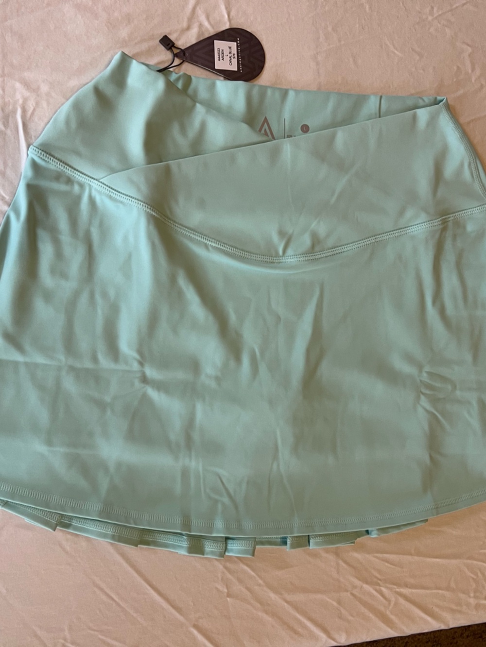 Adair L Canal Blue Pleated Golf Skort Built-in Shorts NWT